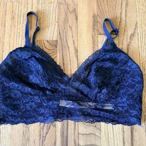 Victoria's Secret Navy Lace Bralette